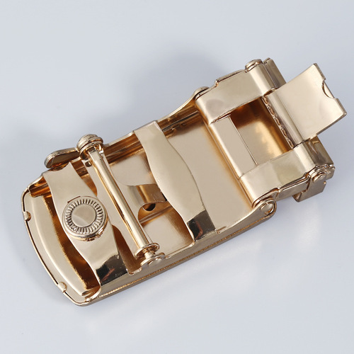 Automatic 3.6cm Men's Leather Belt Buckle, Business & Casual Waistband Clip, Metal Buckle Head, Trouser Belt Fastener Accessory