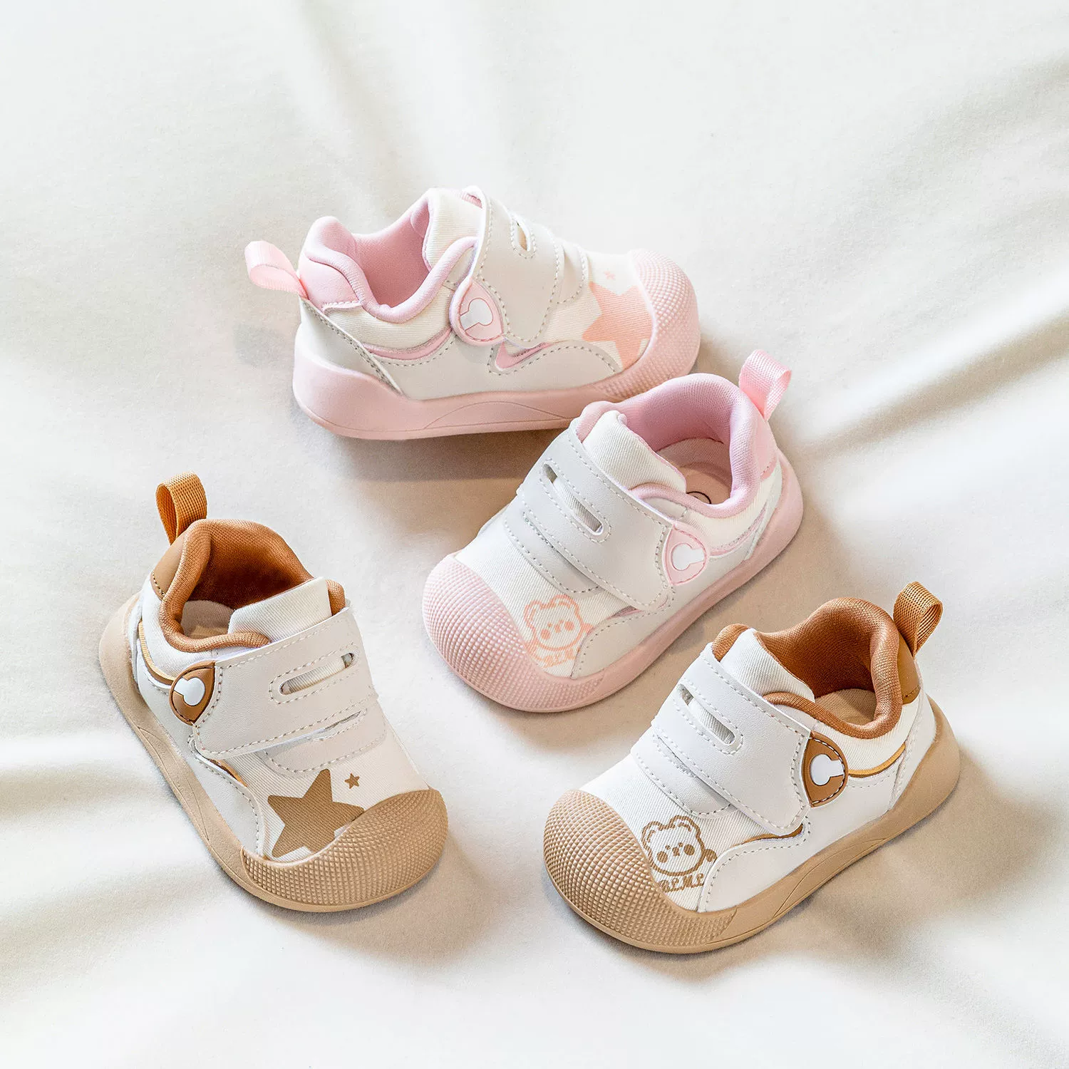 Детская ходунка 2025 новая сетка мягкая подошва мужская обувь дышащая детская обувь для девочек оптом