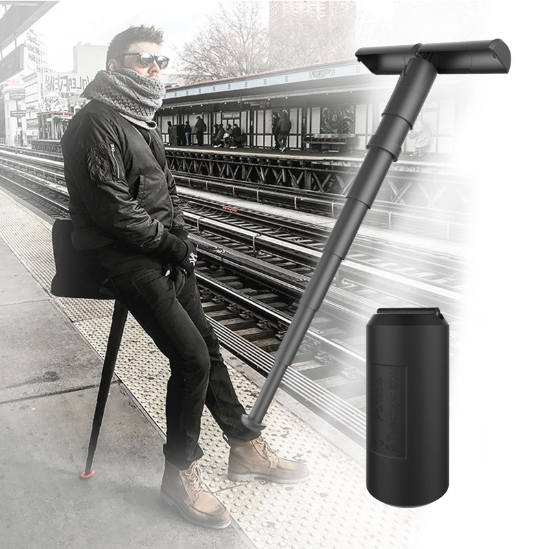 Transfronteriza al aire libre danés cola artefacto plegable taburete portátil viaje cola Mini taburete retráctil asiento portátil