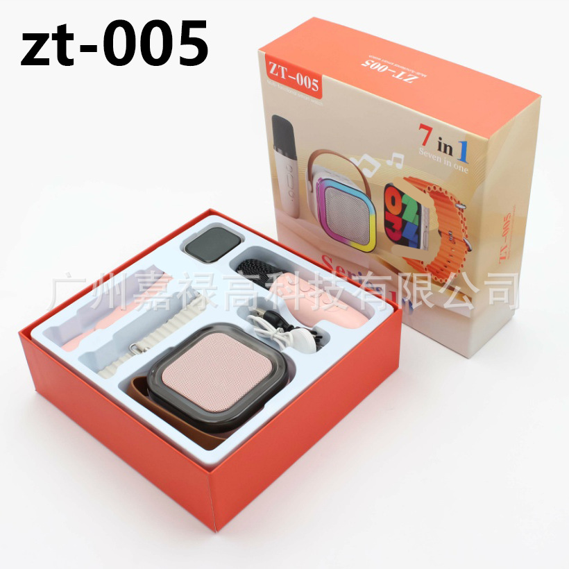 Smart Watch Set Zt-005 Bluetooth Watch Two-In-One Mini Speaker Cross-Border Exclusive Direct Sales Smart Watch
