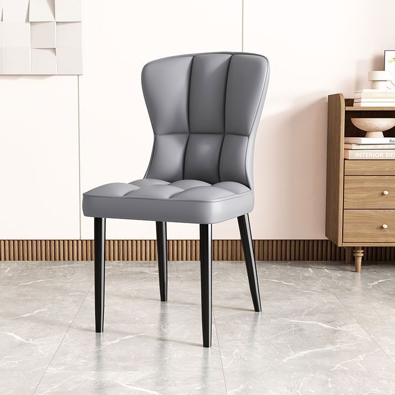 Asiento de restaurante nórdico simple respaldo superior silla de comedor de paquete flexible silla de negociación de hotel image 7