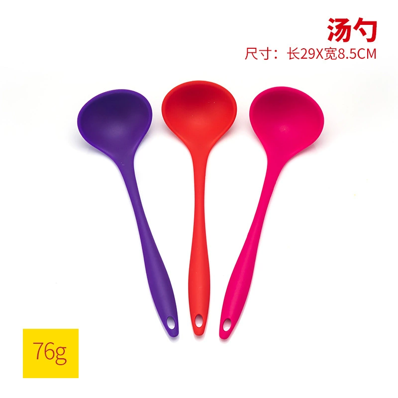 Силиконовый кухонный набор: пять предметов spatula, лопатка для жарки, дуршлаг, рисовая ложка, несиликоновая лопатка для жарки, ложка для супа