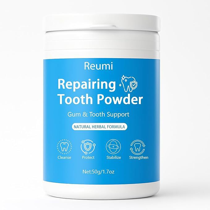 Reumi Tooth Repairing Powder,天然牙粉清洁清新口气保护牙齿|undefined