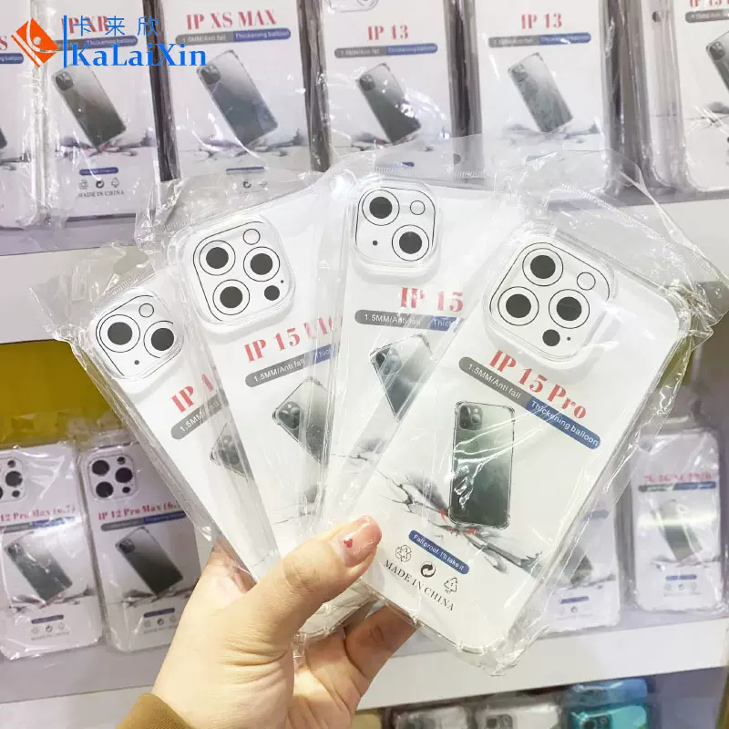 适用于苹果17promax透明壳三星S25防爆壳16E软壳16气囊四角手机壳