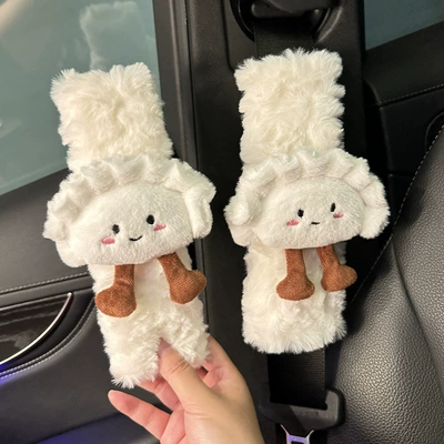Suitable for Car Lumbar Cushion — Waist support - plush-dumpling-shoulder-pads-x-2