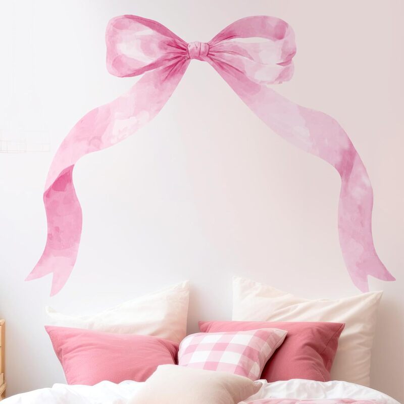 2025 Jushan New Cmz1105 Pink Bow Wall Sticker Is Removable and Can Be Shipped Across Borders 2025 Jushan New Cmz1105 Pink Bow Wall Sticker Is Removable and Can Be Shipped Across Borders