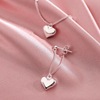 Cute universal fashionable elegant brand earrings with tassels, Korean style, simple and elegant design