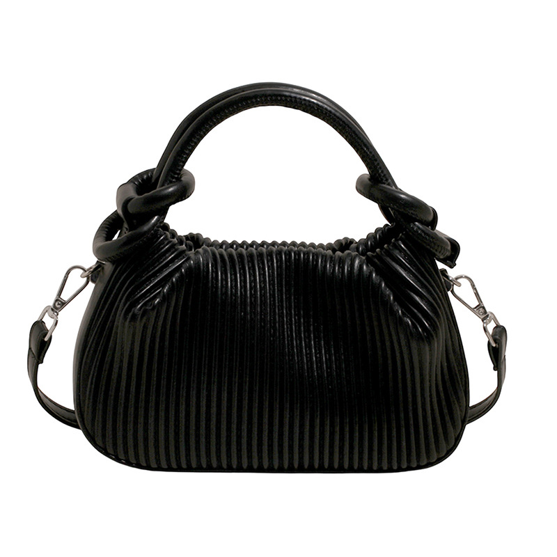 Versión coreana del bolso de nicho 2025 verano nuevo bolso femenino bolso de hombro fresco simple bolso de mensajero a rayas de moda