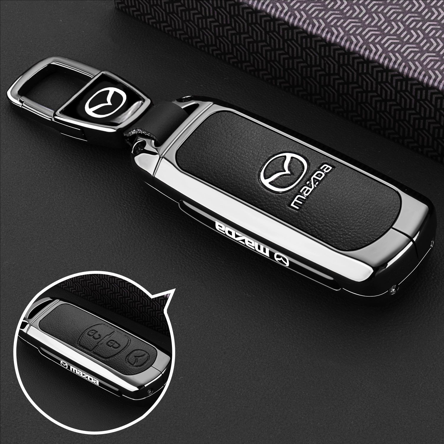 Suitable for Mazda Cx4 Key Cover Mazda 3 Angkesela Cx5 Atez Cx9 Car Buckle Cx7 Shell