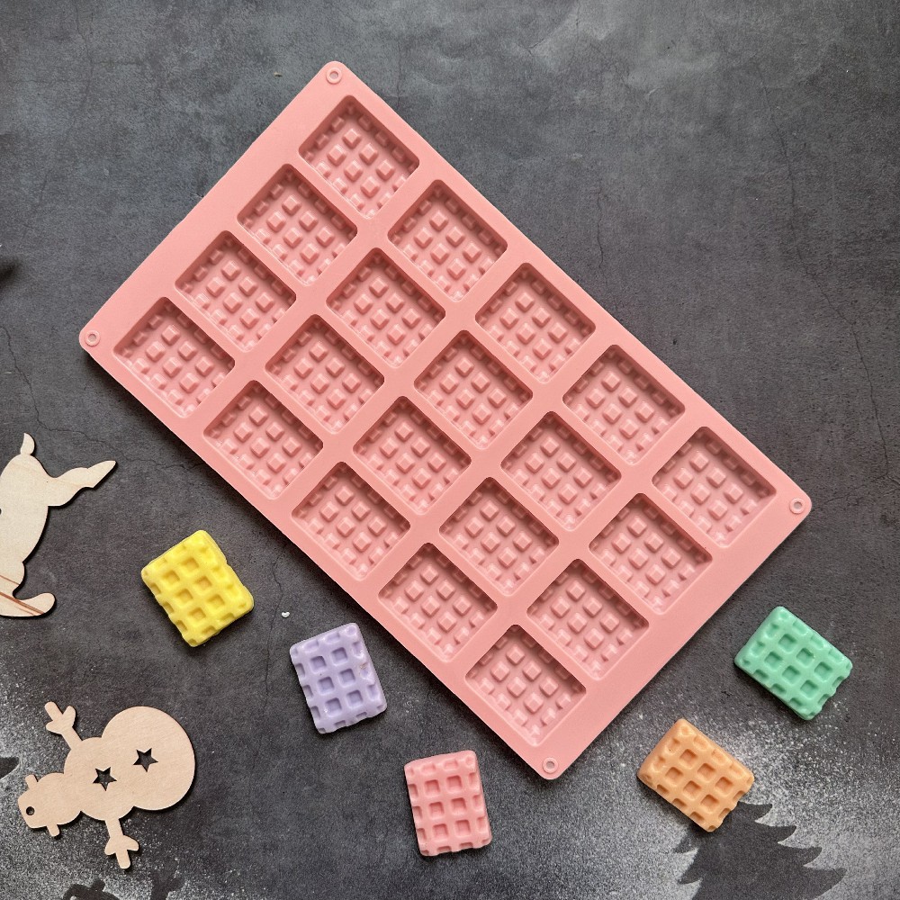 20 gaffles 177 molde de silicona pastel helado pudín molde de postre jabón utensilios