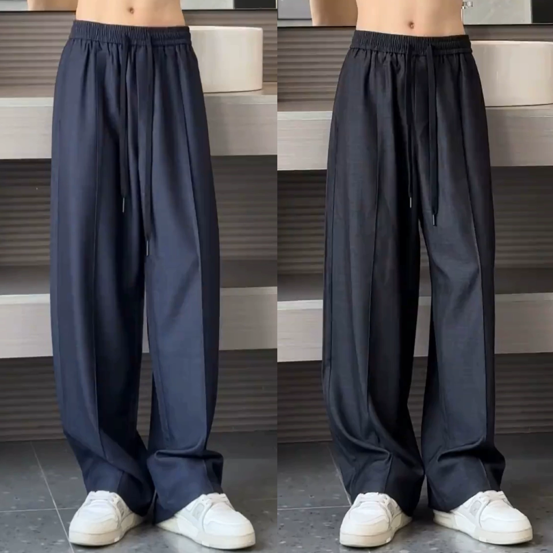 2025 весна и лето модные повседневные брюки для мужчин простой дизайн