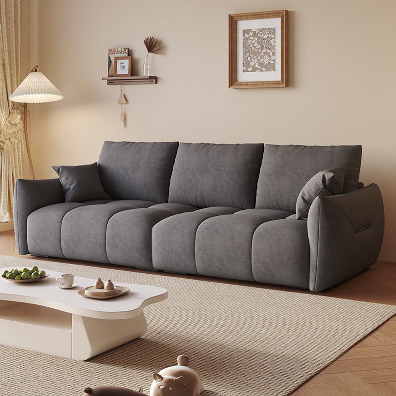 피부 친화적이고 편안한 다크 그레이 고급 벨벳