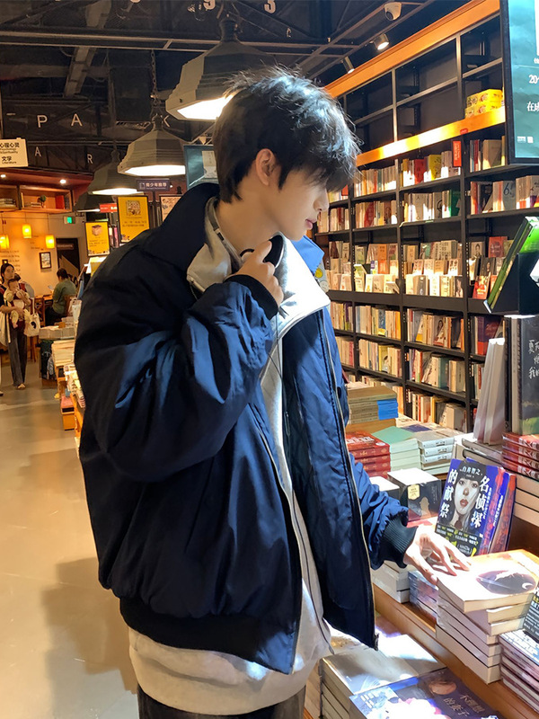 美式ma1飞行员夹克男款春秋潮牌翻领cleanfit外套工装短款棒球服|undefined
