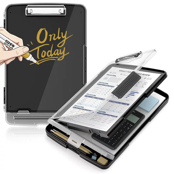 Multi-function folder student writing pad large capacity printable LOGO certificate storage box A4 powerful document board