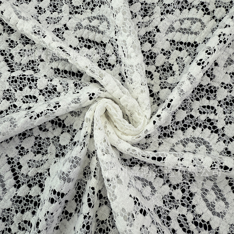 Primavera y verano brocado algodón espuma de amoníaco tela de encaje vestido de mujer tela de encaje material de ropa