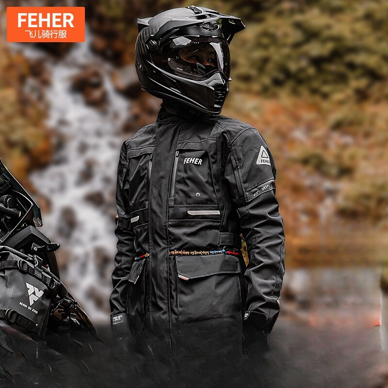 Feher Motorcycle Riding Suit All-Season Rally Suit Men's Waterproof Motorcycle Summer Motorcycle Racing Suit Zhanchi