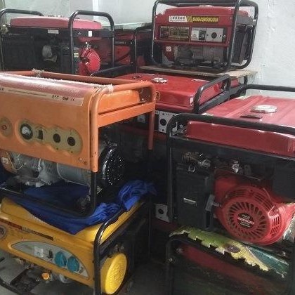 二手汽油发电机  . 千瓦家用商用小型单相汽油发直销