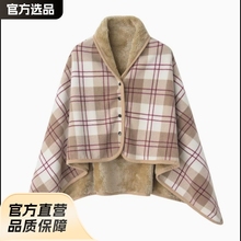 母婴级a披肩毯子两用跨境毛毯日式加厚午睡盖毯办公室午休空调