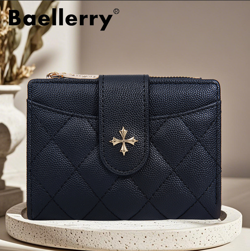 New Style Women's Short Wallet, Cross-Border Quilted Zipper Coin Purse, Fashionable 80% off Small Wallet for Women