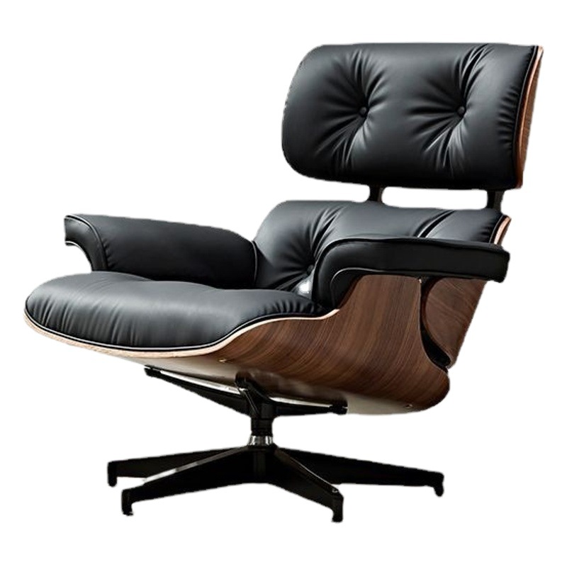 Fábrica al por mayor Eames reclinable Eames solo sofá luz lujo de alta gama simple ocio silla almuerzo descanso reclinable