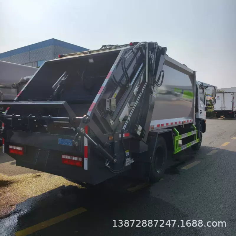 东风福瑞卡11方压缩垃圾车云内150马力国六发动机 二手垃圾车现货