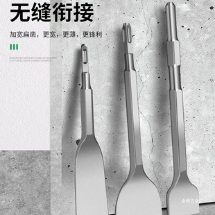 Electric Hammer Impact Drill Bit with Square Shank, Round Shank, Hex Shank, Ultra-Thin Flat Chisel, Pick, Electric Pick Head, Shovel, Chisel, Slotting Jin Ye