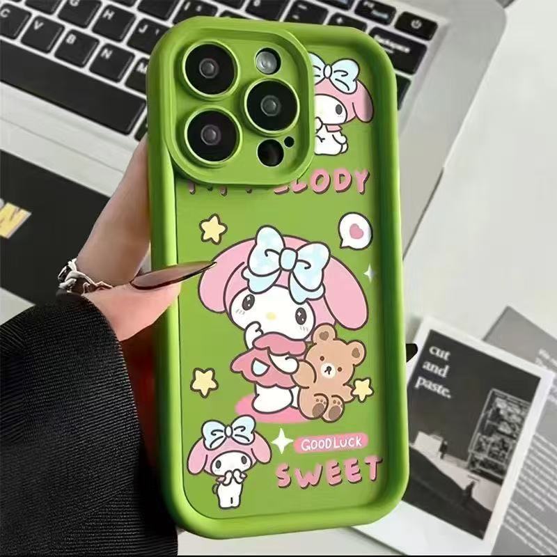 Japón y Corea del Sur lindo 15plus para 16promax Apple 11 funda para teléfono iphone14 dibujos animados 13 chicas 12