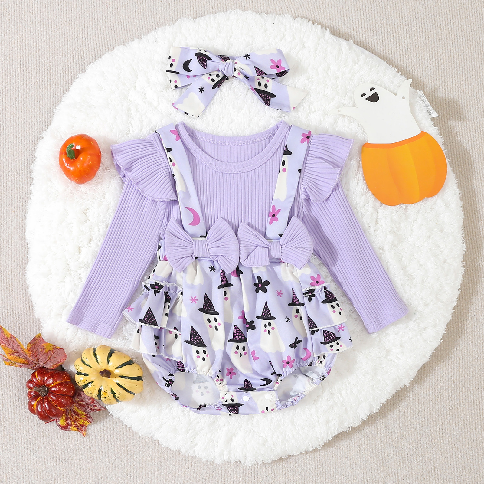 Abbigliamento per bambini, vestiti lunghi da arrampicata alla moda per neonati e bambini piccoli, set per neonati di Halloween_voghion.com