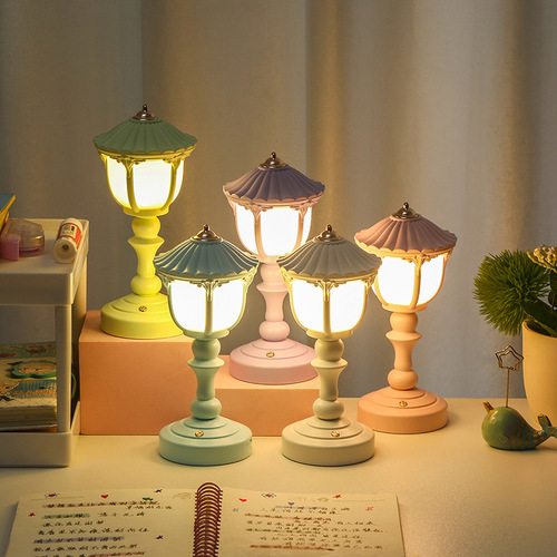 新款创意礼品DIY小夜灯复古迷你装饰桌面摆件ins小台灯暖光氛围灯
