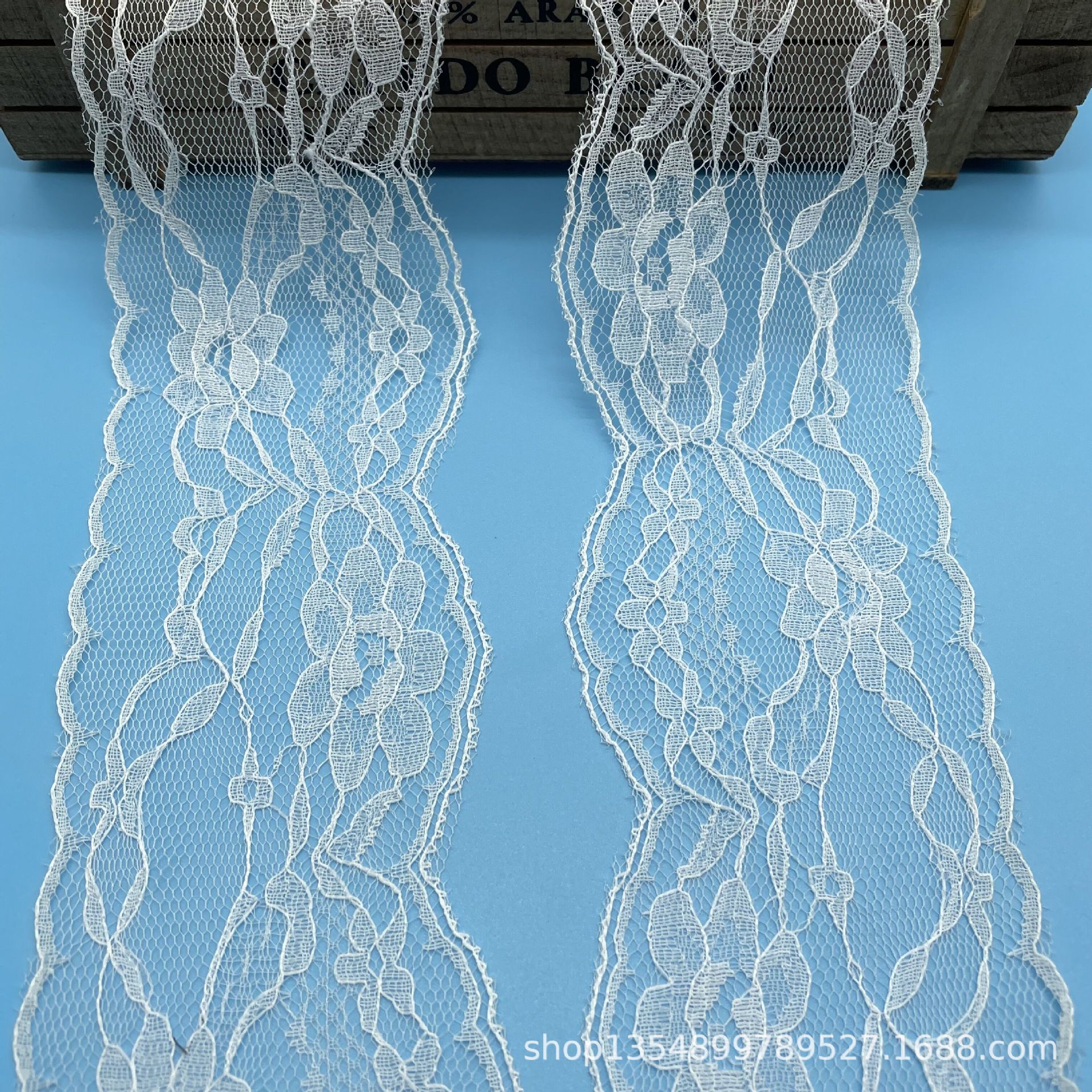 锦纶花边 白色蕾丝花边7cm无弹蕾丝花边 裙子领口下摆花边辅料