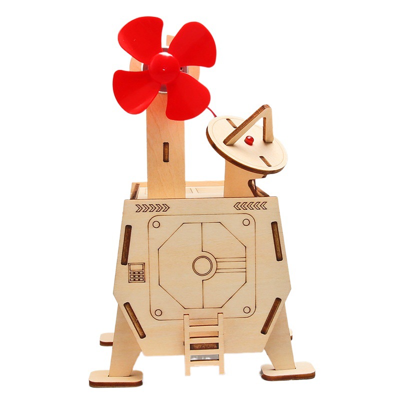 Marte energía base DIY Tecnología pequeña producción infantil ensamblado a mano modelo espacial experimental material de juguete de enseñanza