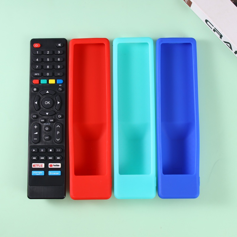 Aplicable a REMOTE AIWA TV comercio exterior Inglés control remoto cubierta de silicona cubierta de silicona gruesa contra caídas cubierta de silicona image 3