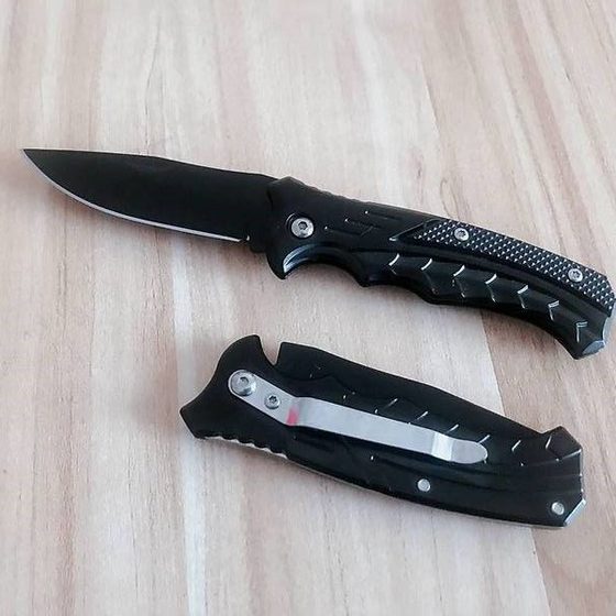 Outdoor camping folding knife high hardness knife folding knife fishing cutter barbecue knife fruit knife pocket knife