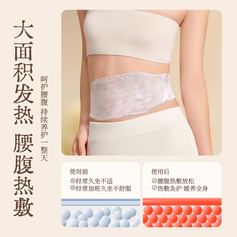 허리 복부 전기 온열 찜질벨트 9단계 온도조절