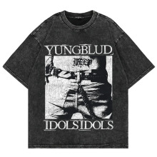 ���羳ŷ�롿100% Cotton Vintage Washed Yungblud Idols World