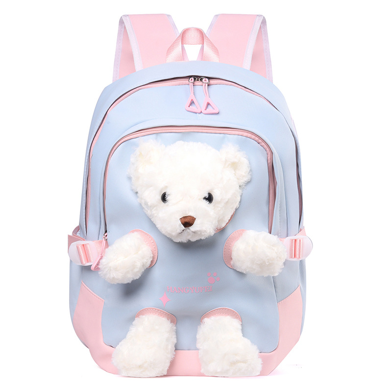 Catuones animadas lindas osos de peluche niñas mochila de viaje al aire libre de gran capacidad mochila escolar para estudiantes de primaria mochila ligera