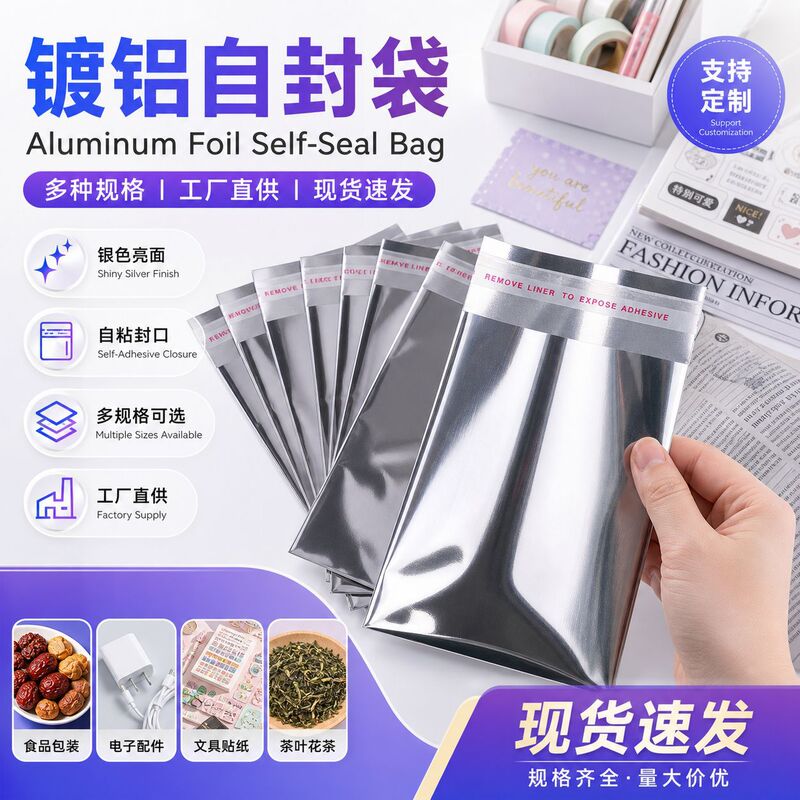 Aluminized Self-Adhesive Bags, Blind Bags, Silver Self-Adhesive Bags, Cartoon Keychain Accessory Packaging Bags, Packing Materials, Card Bags Aluminized Self-Adhesive Bags, Blind Bags, Silver Self-Adhesive Bags, Cartoon Keychain Accessory Packaging Bags, Packing Materials, Card Bags