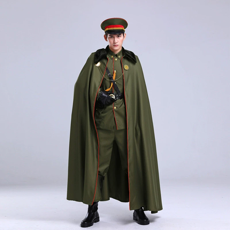 Военное пальто в стиле Old Nine Gates для мужчин, карнавальный костюм, военная форма Республики Китай, маршалский наряд, плащ маршала, молодой маршал