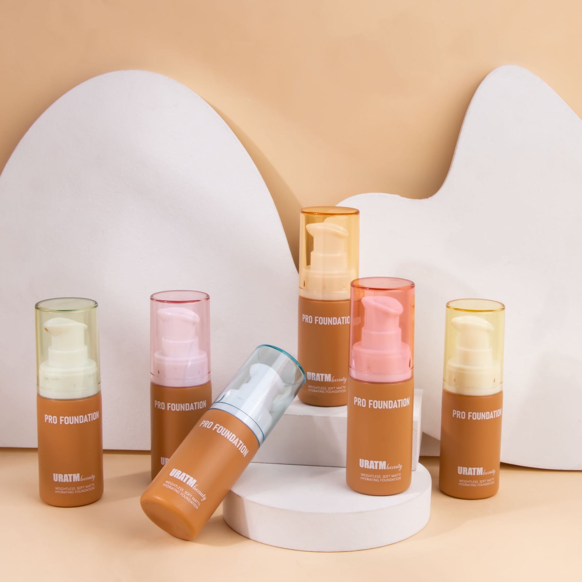 Cross-border makeup foundation, matte concealer, long-lasting makeup without smudge, pore-invisible foundation, European and American makeup foundation cream undefined