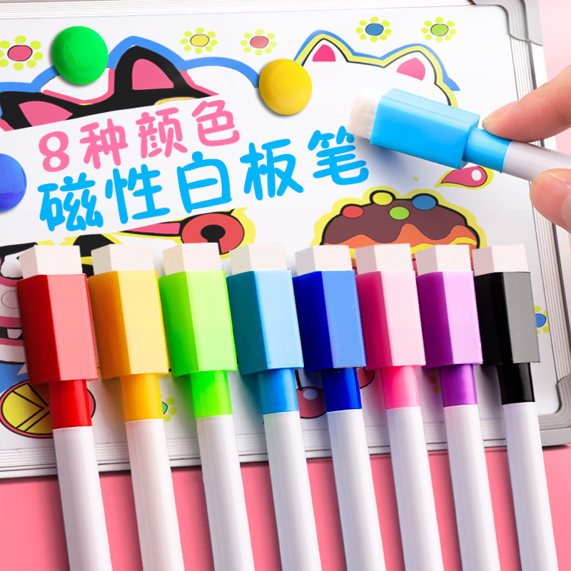 children colour Whiteboard pen teacher Water black gules blue blackboard Strokes write
