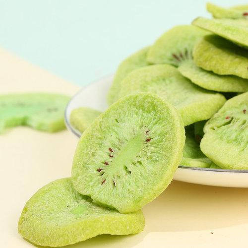 Jianong Manufacturer Wholesale Dehydrated Kiwi Pouch Kiwi Crisps Dehydrated Kiwi Dried Fruits Snacks