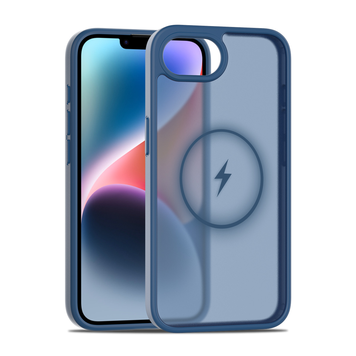 Aplicable iphone16E funda de succión magnética cerveza funda para teléfono móvil escudo plateado sensación de piel 2.0mm Apple 16SE4 funda para teléfono móvil anti-caída