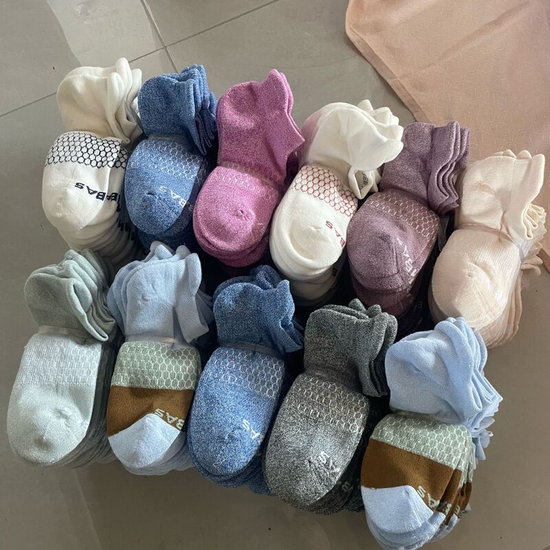 Little Bee Bombas Short, Medium, and Long Seamless Socks with Towel Bottoms, Assorted Styles for Men and Women