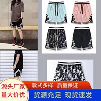 Американские шорты AJ Flying Shorts дышащие быстрые сухие повседневные дикие укороченные спортивные фитнес-тренировочные брюки