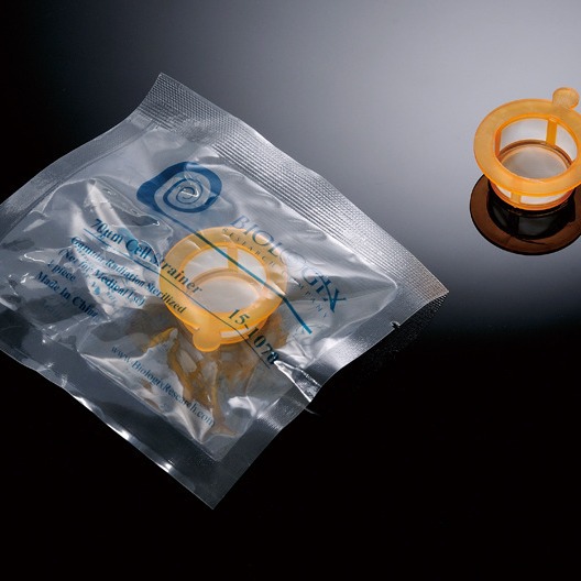 70μm细胞筛网橘色伽玛射线灭菌15-1070独立包装BioloGix巴罗克