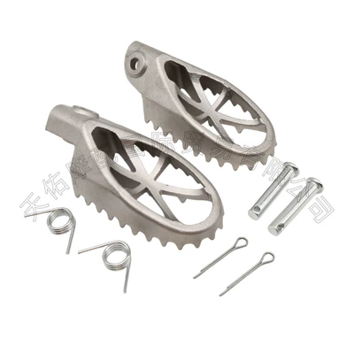 Stainless Steel Footrests, Motorcycle pedals