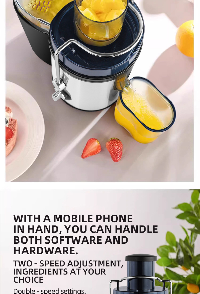 Centrifugal Juicer Machine Stainless Steel For Fruit And Veggie_voghion.com