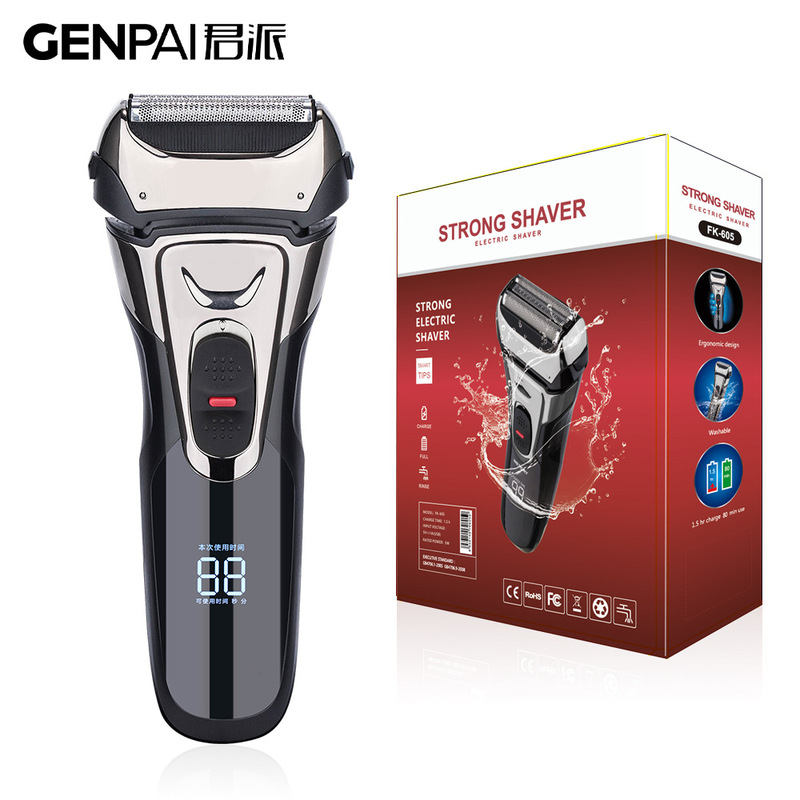 Reciprocating Electric Shaver with Floating Blade Head, Fully Washable, Led Digital Display, Fast Charging, Wholesale in Stock