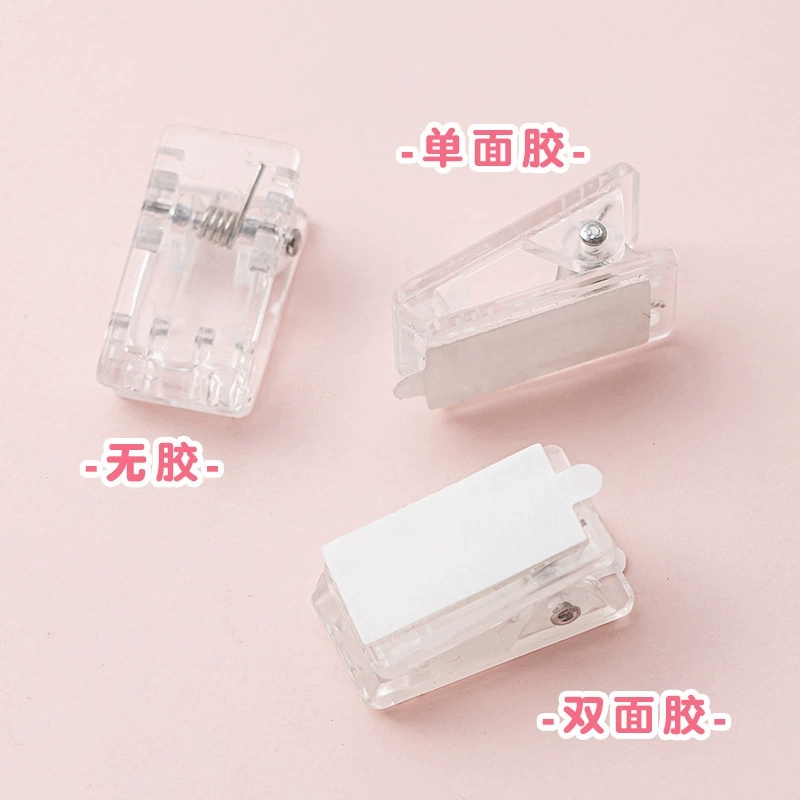 Transparent acrylic kitchen tongs, self-adhesive folder, handmade