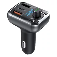 Трансграничная оптовая продажа QC3.0 Быстрая зарядка автомобильный Bluetooth MP3-плеер автомобильный FM-передатчик без потерь звук голосовая навигация